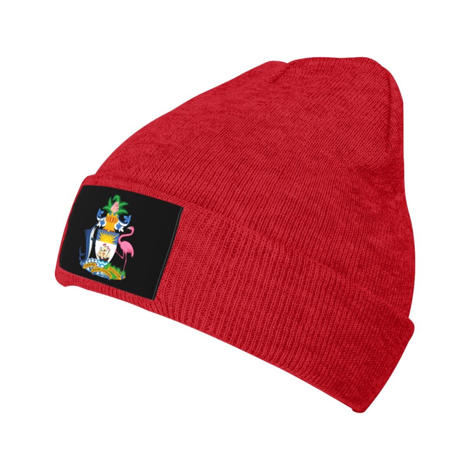 coat of arms of bahamas knit beanie hat bahamas emblem knitted cap for bahamian winter outdoor men women