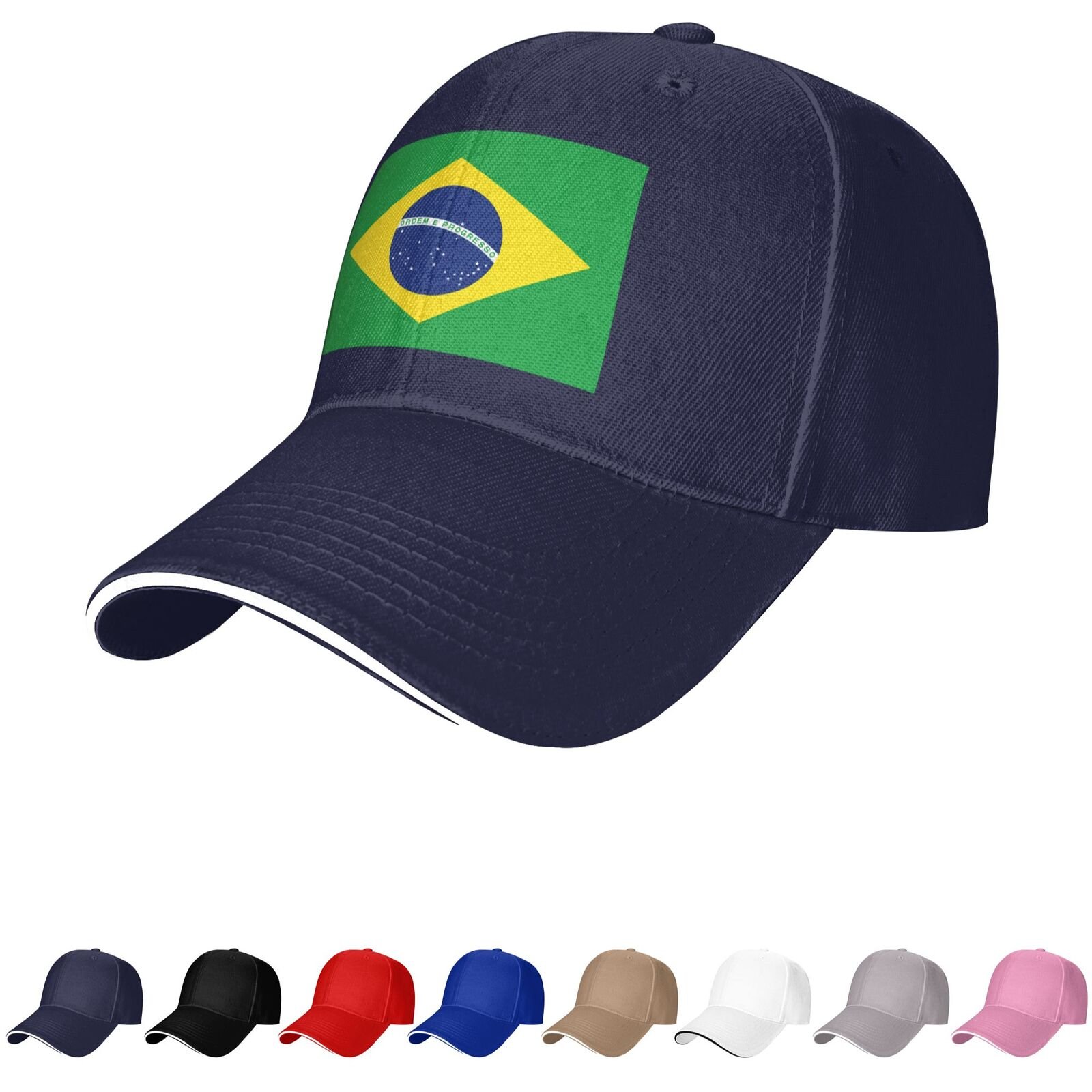 brazil flag hat brazilians caps for men women flag of brazil baseball cap trucker dad hat