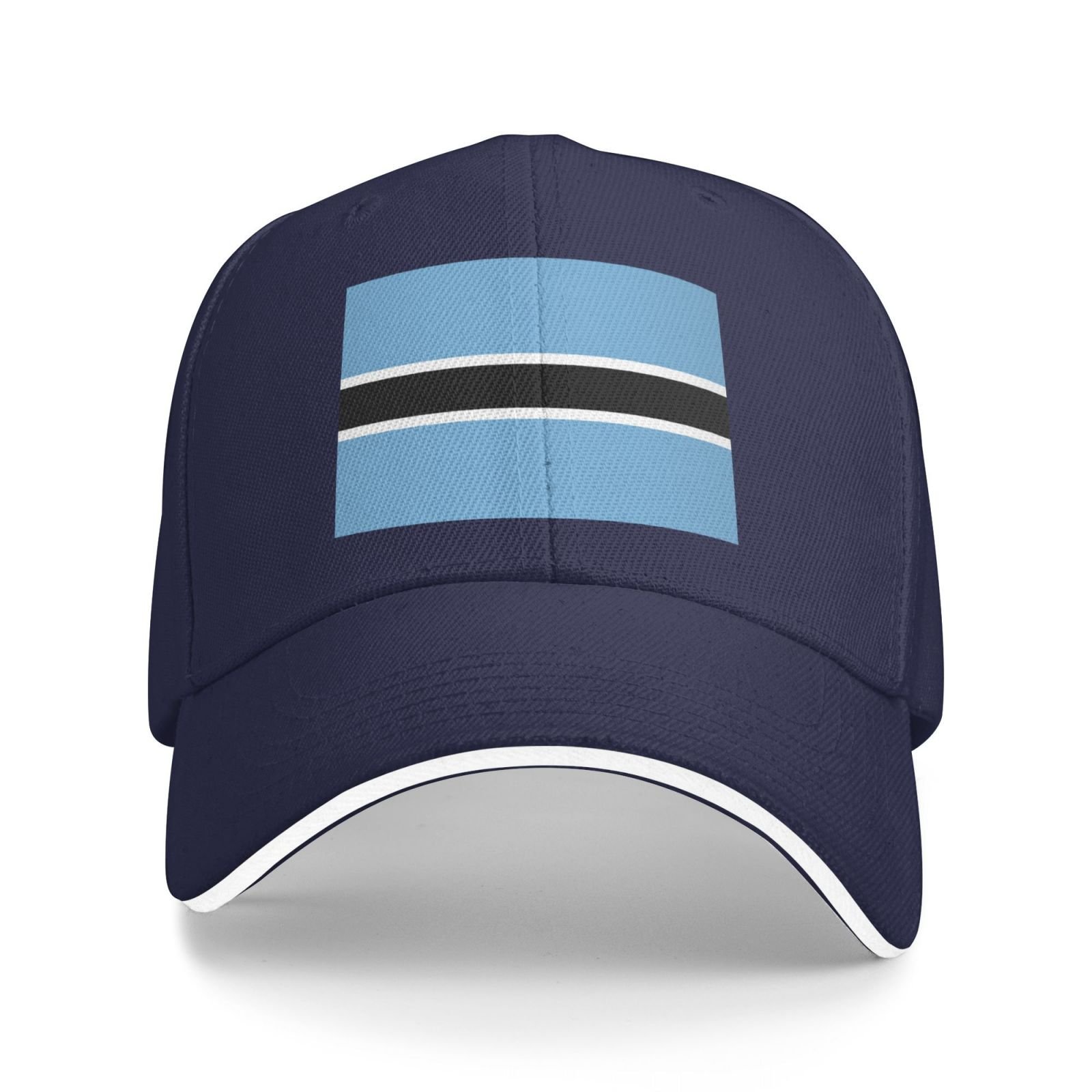flag of botswana baseball cap stand with botswana hat support botswanan trucker dad hat for men women