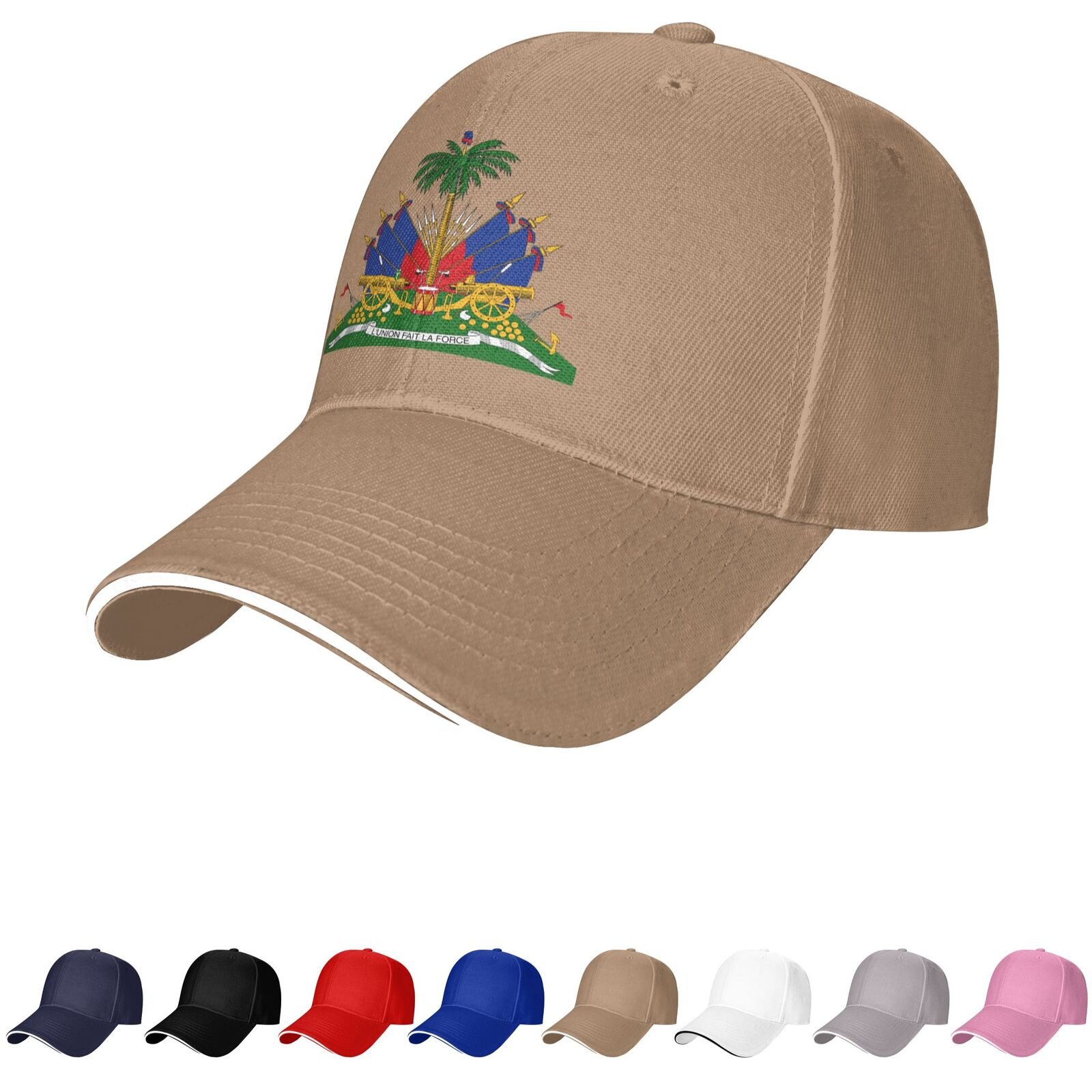 haiti emblem hat haitian caps for men women coat of arms of haiti baseball cap trucker dad hat
