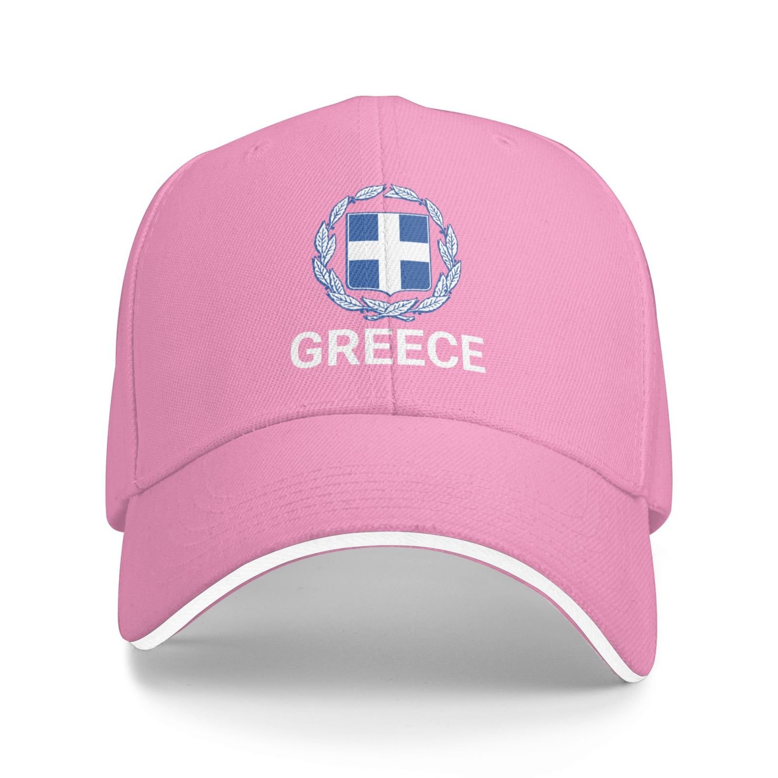 support greece hat greek caps for men women i stand with greece emblem coat of arms baseball cap