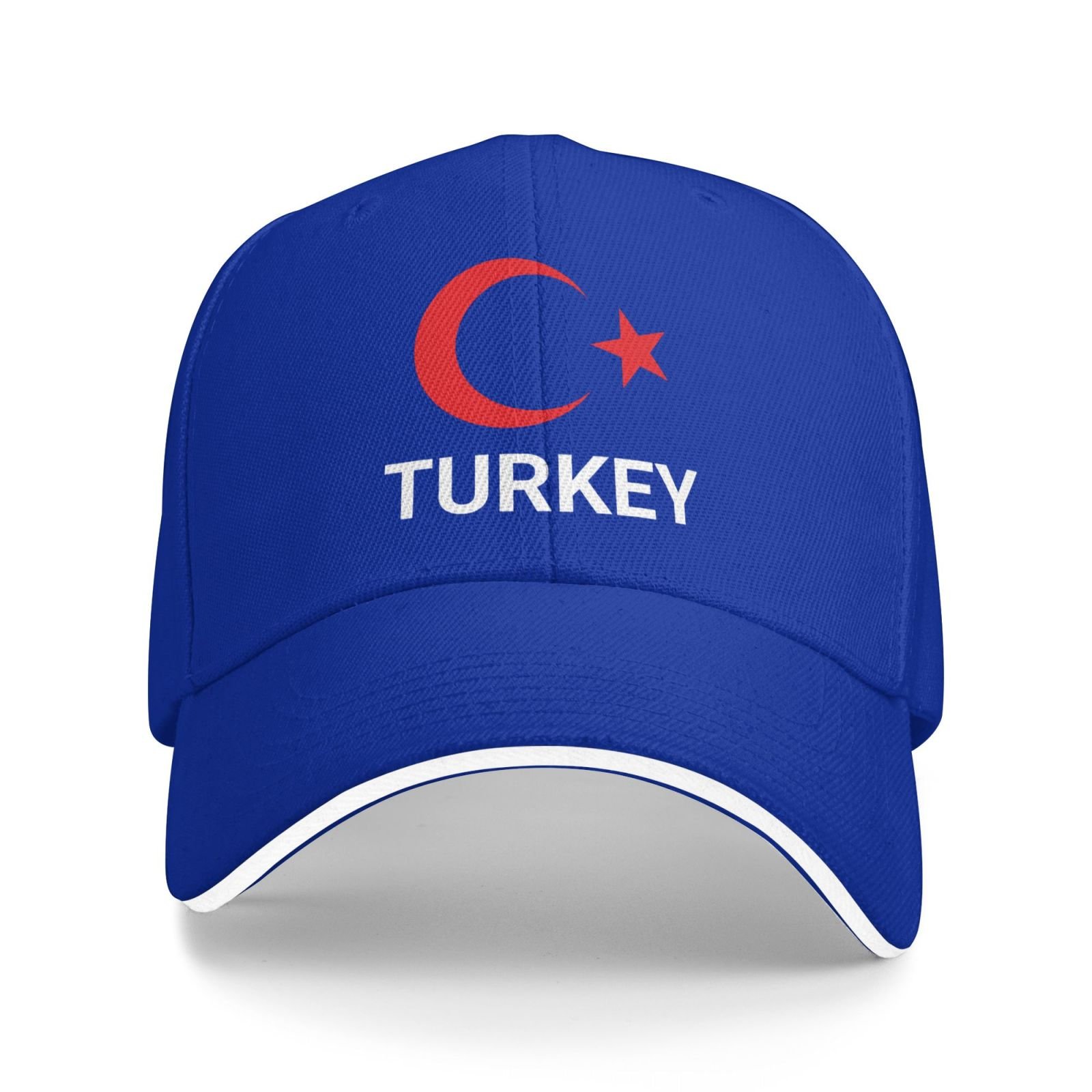 support turkey hat turks caps for men women i stand with turkey emblem coat of arms baseball cap