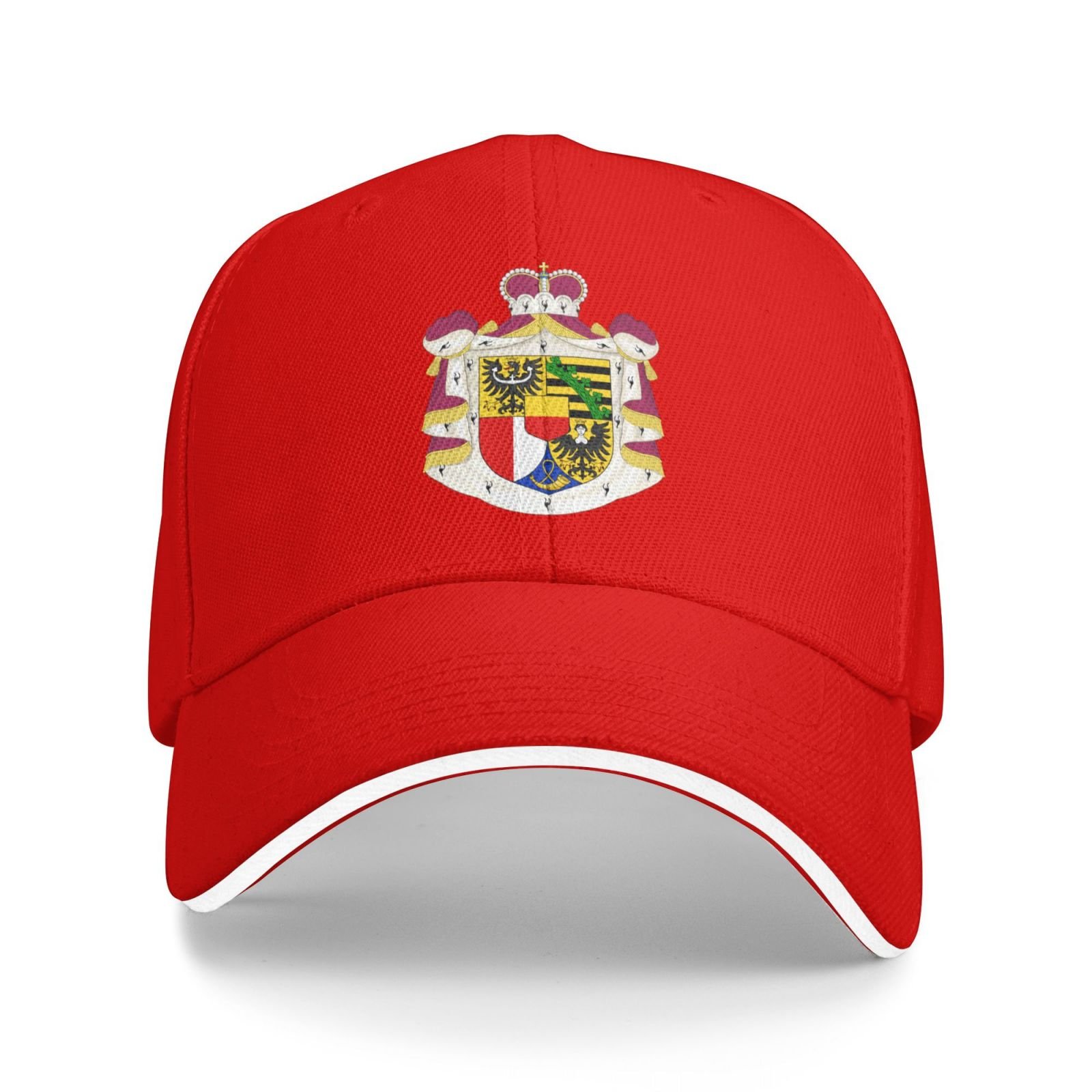 liechtenstein national emblem hat support liechtenstein coat of arms baseball cap liechtenstein hat for women men adjustable hat