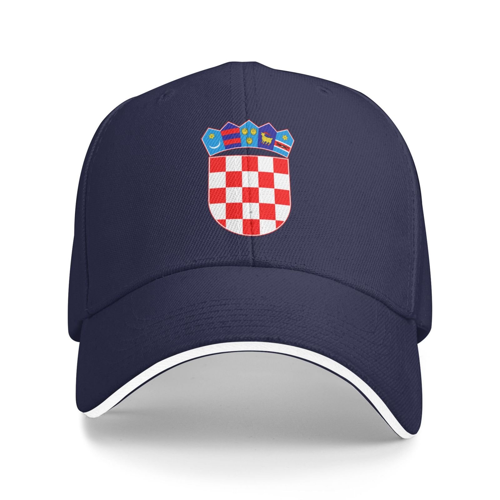 croatia national emblem hat support croatia coat of arms baseball cap croatian hat for women men adjustable hat