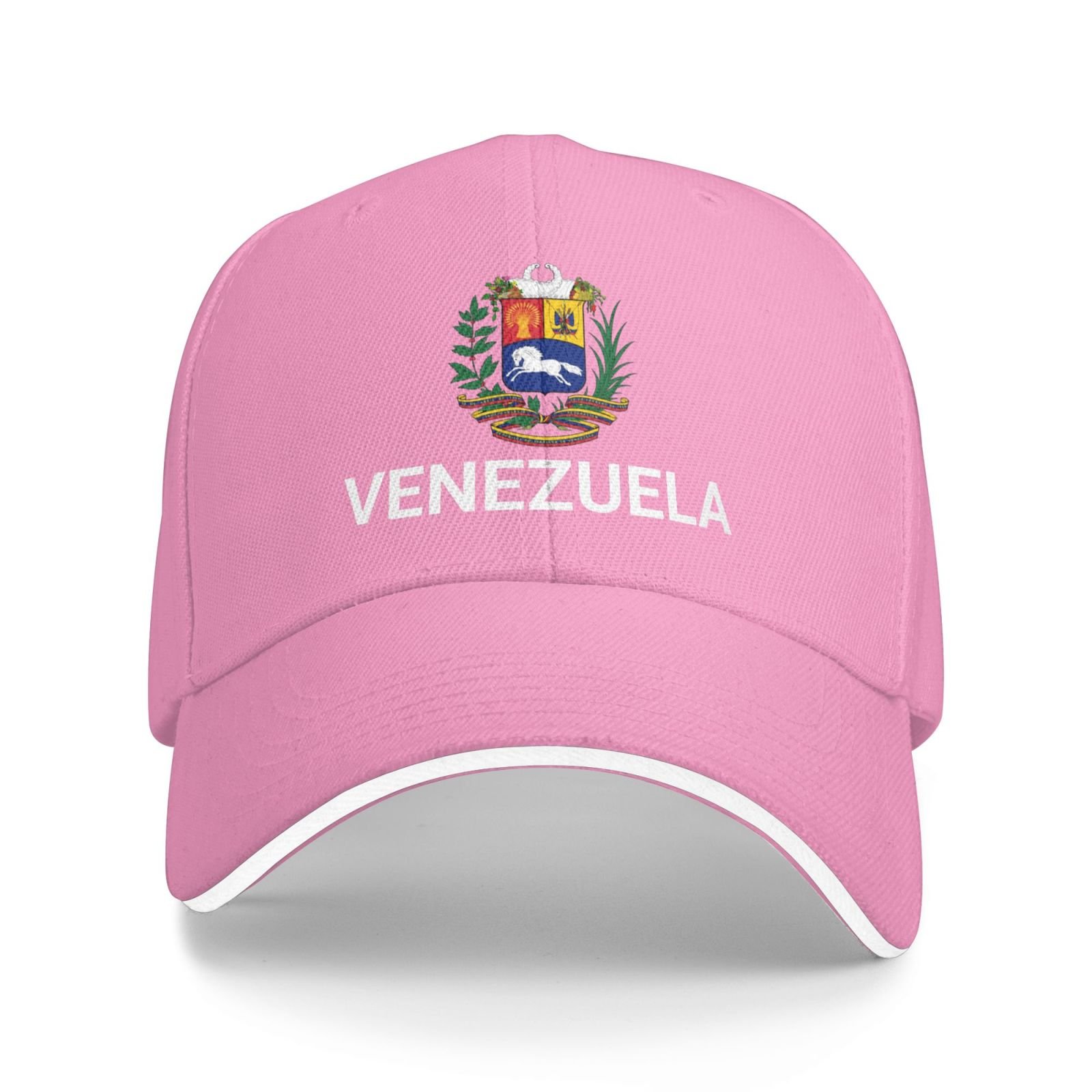 support venezuela hat venezuelan caps for men women i stand with venezuela emblem coat of arms baseball cap