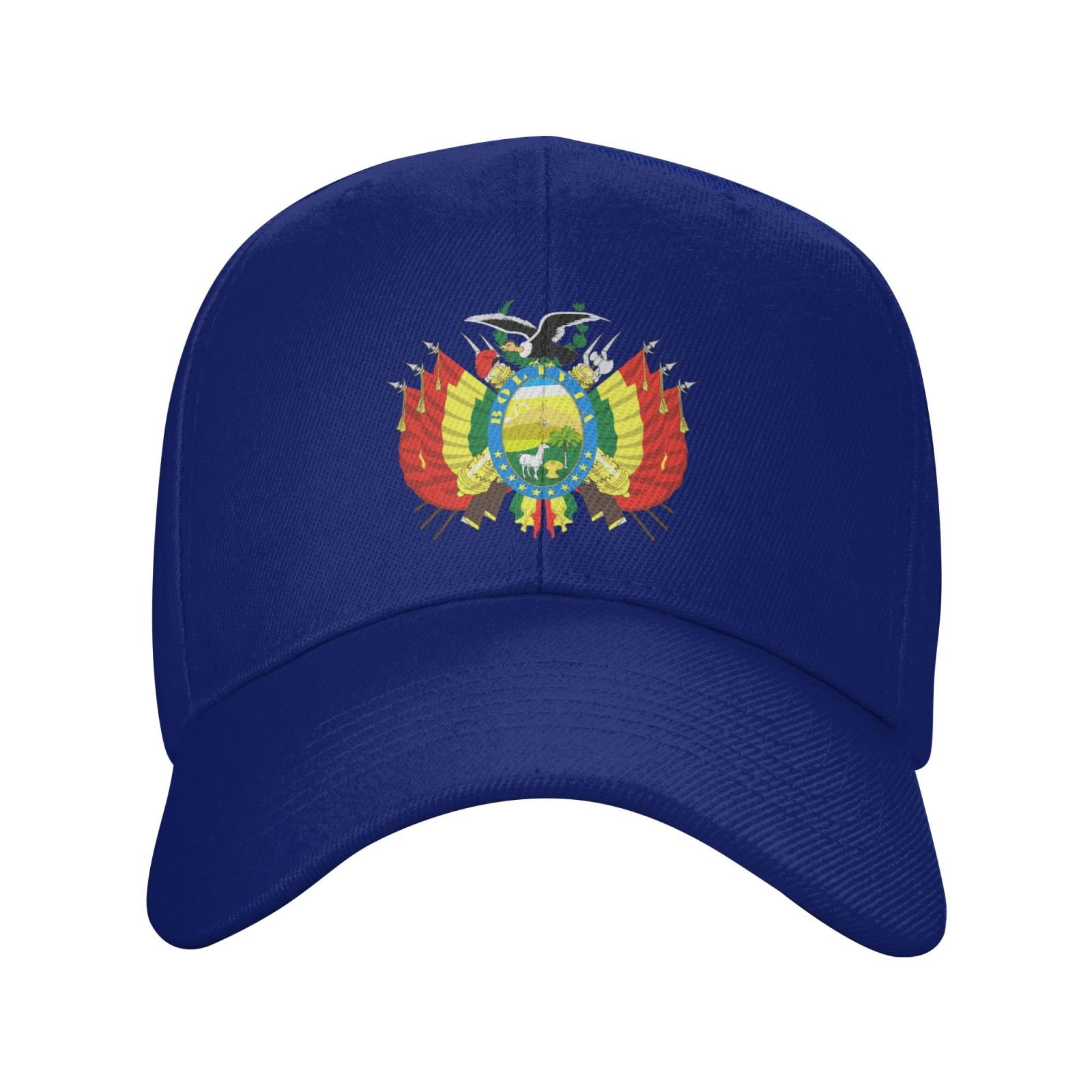 bolivia hat for men women coat of arms of bolivia baseball cap adjustable trucker dad hats